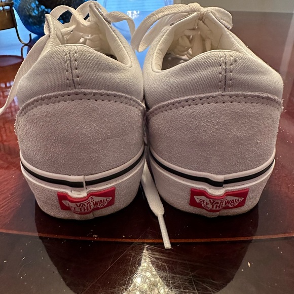 Vans Off The Wall Womens Size 9 Light Blue Low Top Lace Up # Worn Once # - Picture 7 of 7